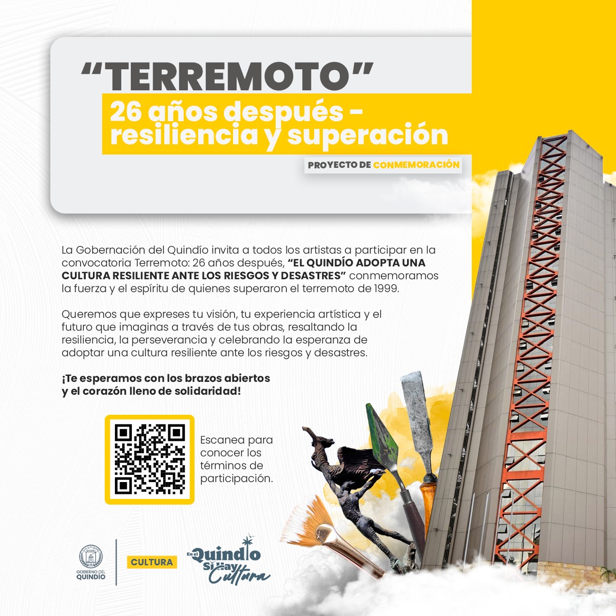 CONVOCATORIA TERREMOTO