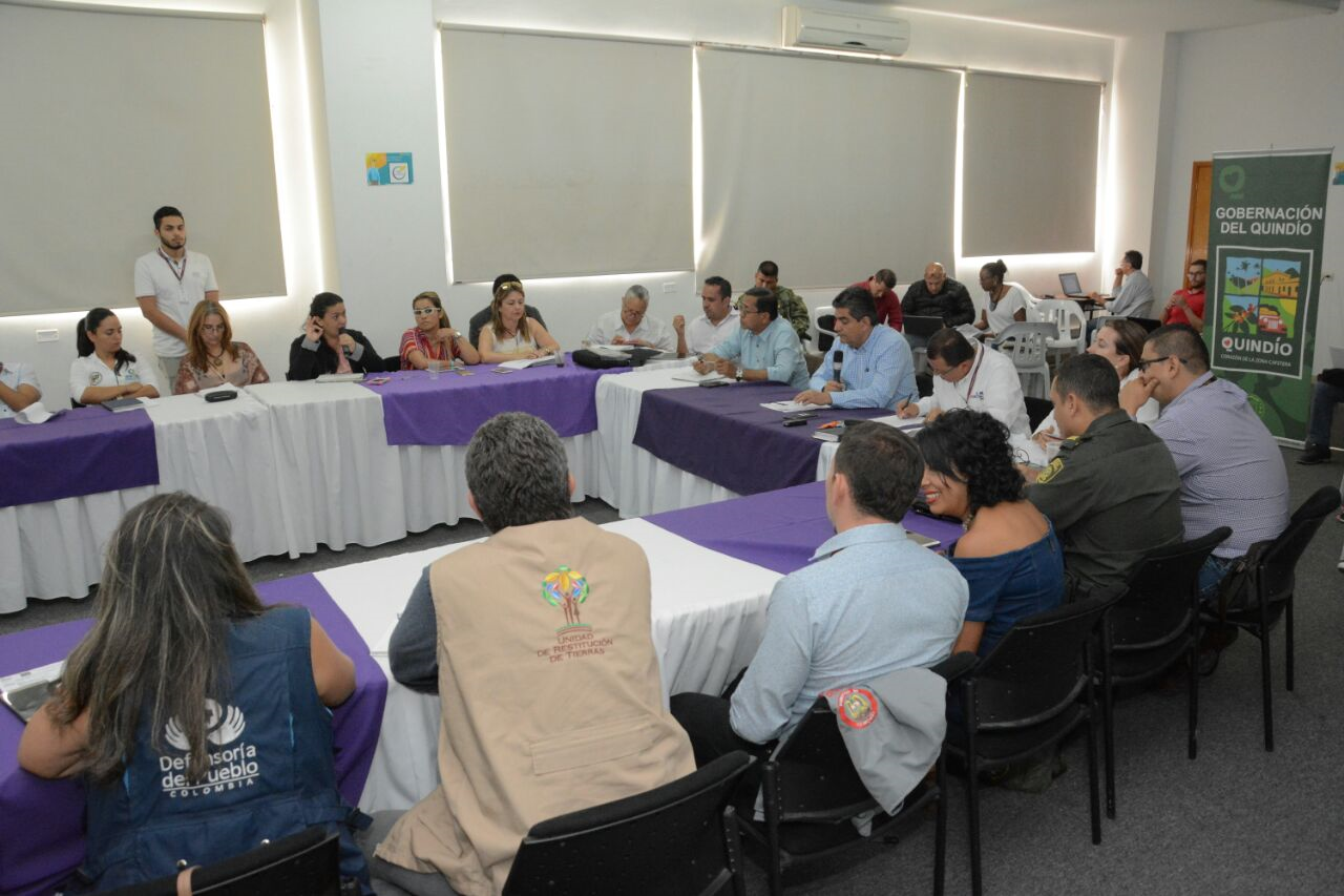 Población víctima agradeció al gobierno departamental y a las autoridades por las acciones que ejecutaron en el 2017 para garantizar sus derechos