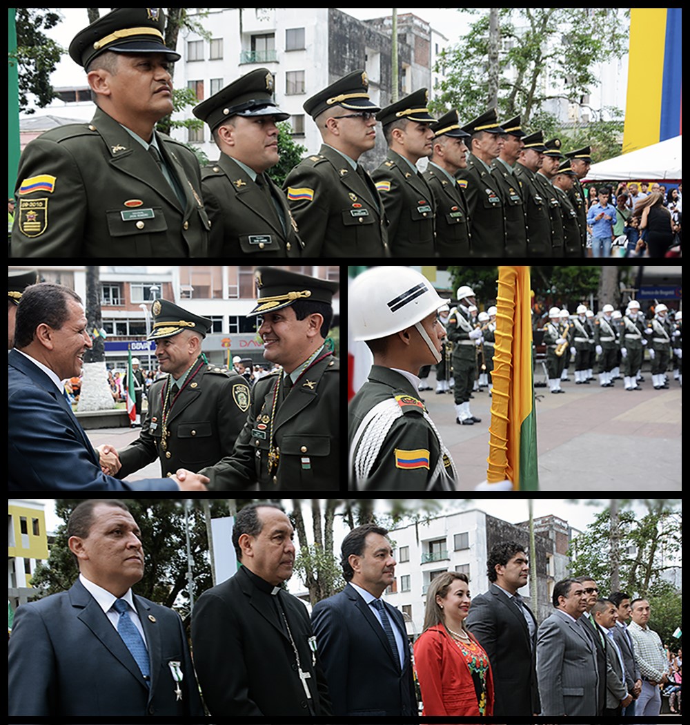 Durante acto en Calarcá gobierno departamental congratuló a la Policía Nacional en sus 125 años