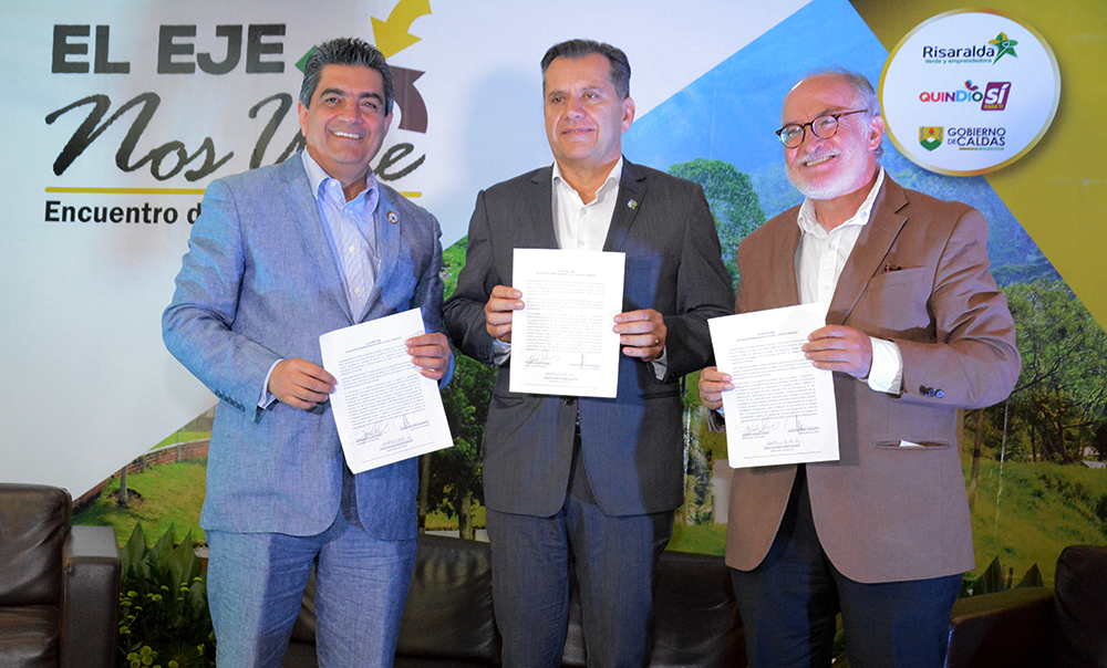 Gobernadores de Caldas Risaralda y Quindío ratificaron su voluntad de seguir trabajando para alcanzar el registro y viabilización de la RAP Eje Cafetero