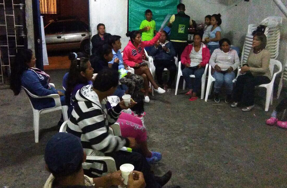 Secretaría de Familia socializó el comité de vigilancia epidemiológica ante mujeres indígenas Yanaconas del barrio Las Colinas