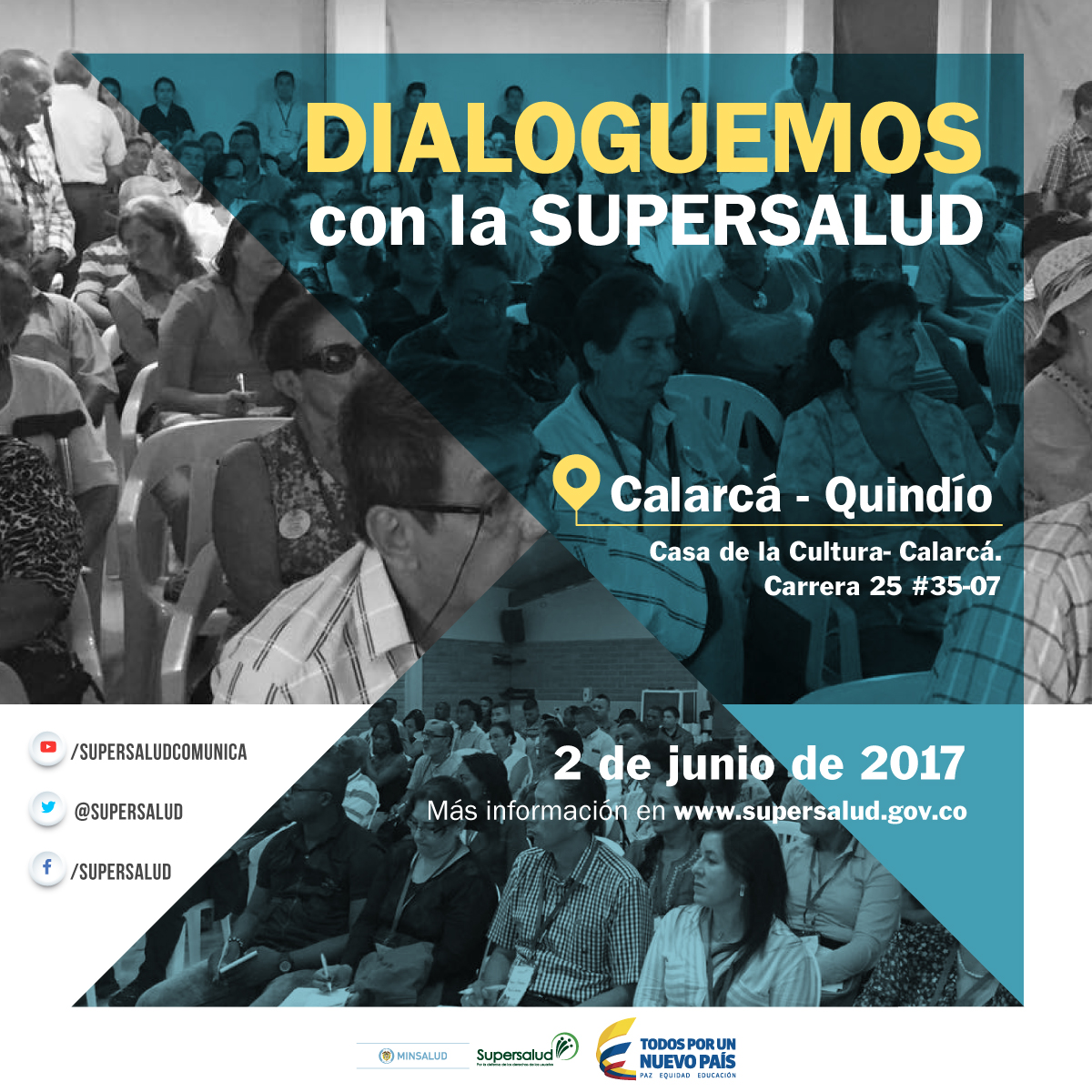 Superintendencia de Salud estará hoy en Calarcá