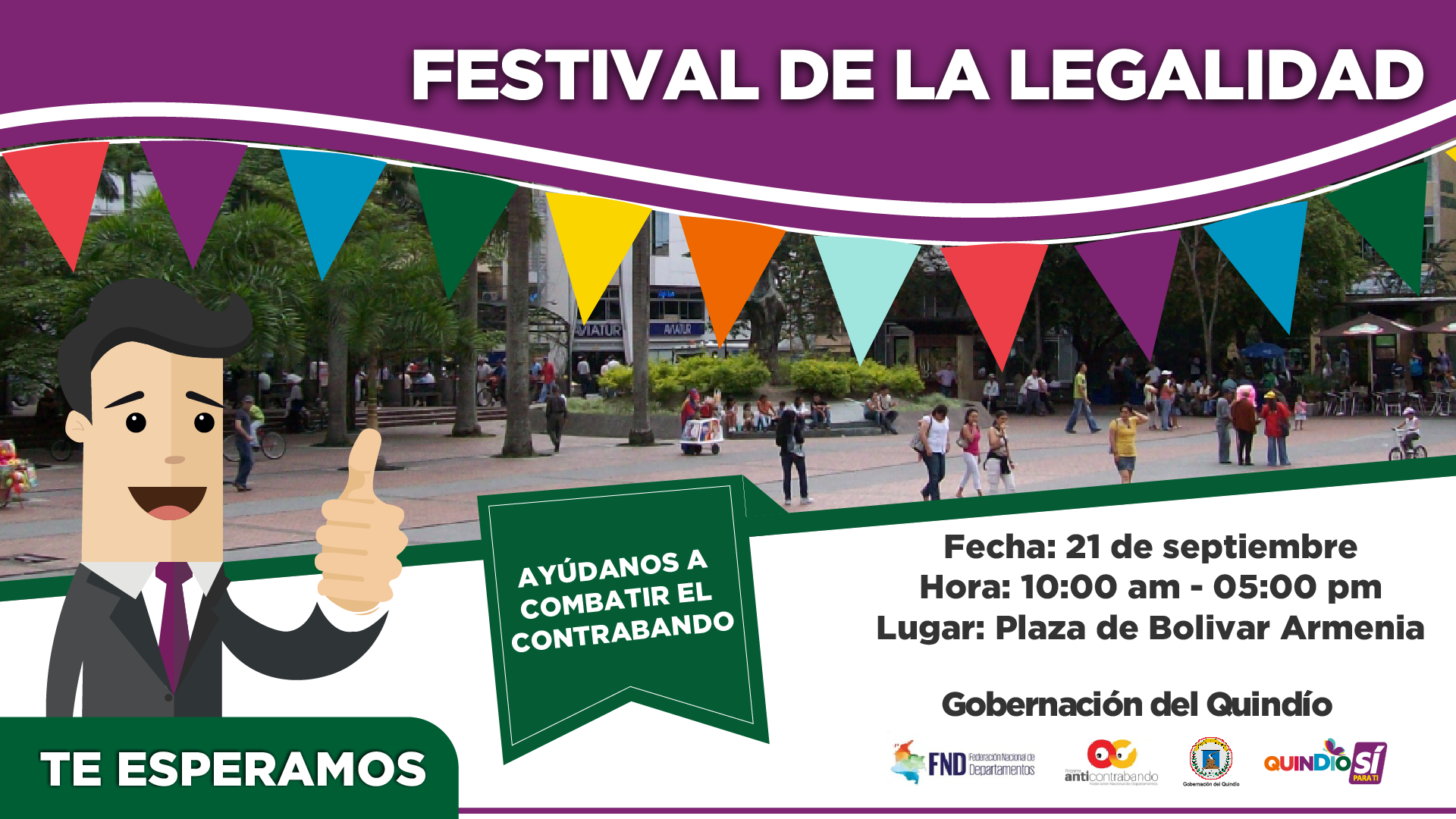 Este viernes gobernación realizará el II Festival de la Legalidad